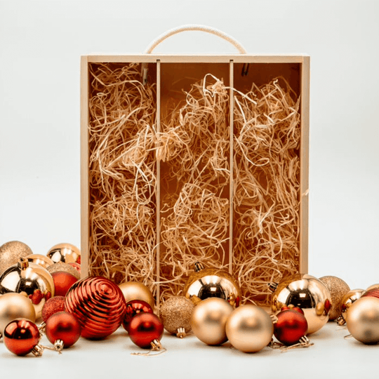 Wooden Gift Box- 3 Bottles