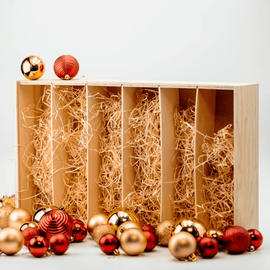 Wooden Gift Box- 6 Bottles