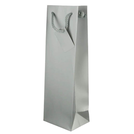 Bottle Gift Bag - Silver